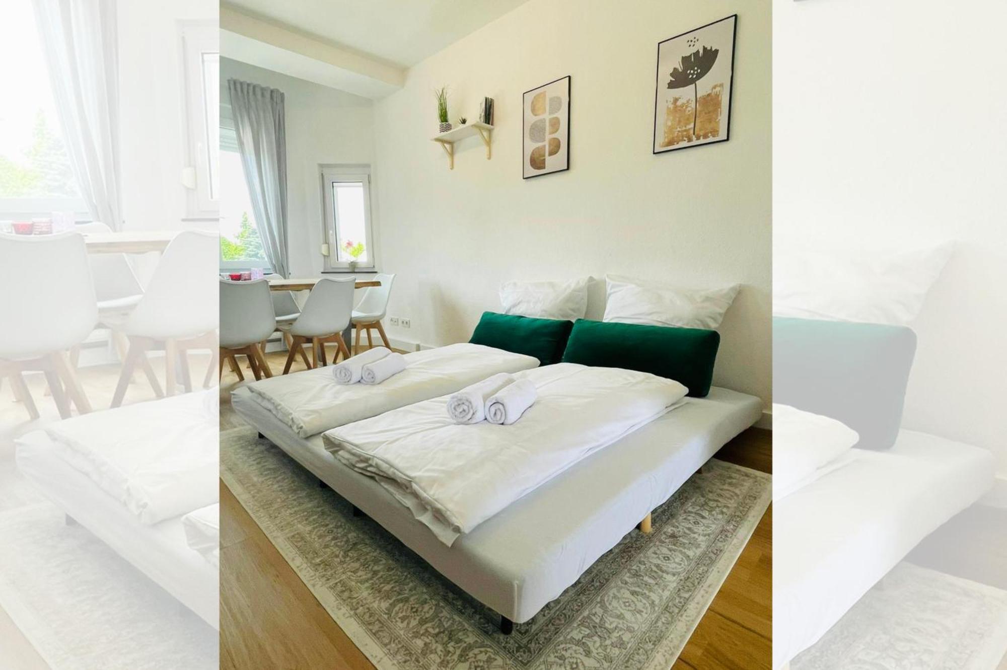 Peter Apartments - Wohnung 90Qm, 3 Schlafzimmer, Kueche, Wohnzimmer, Balkon, Netflix Fulda Exteriér fotografie